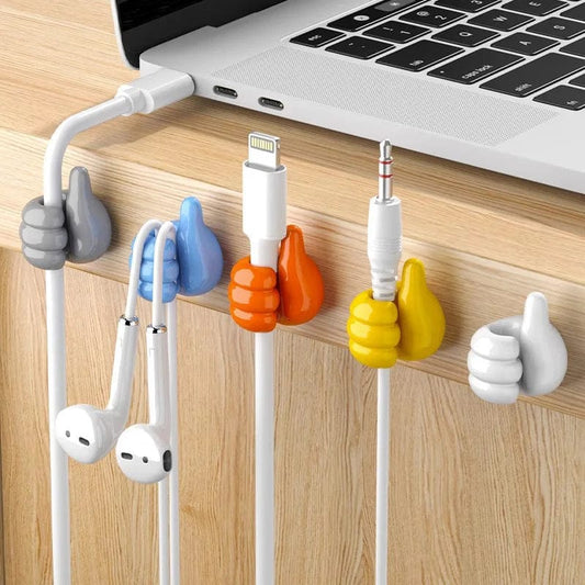 Funky Thumbs Up Cable Holders | Pack Of Ten